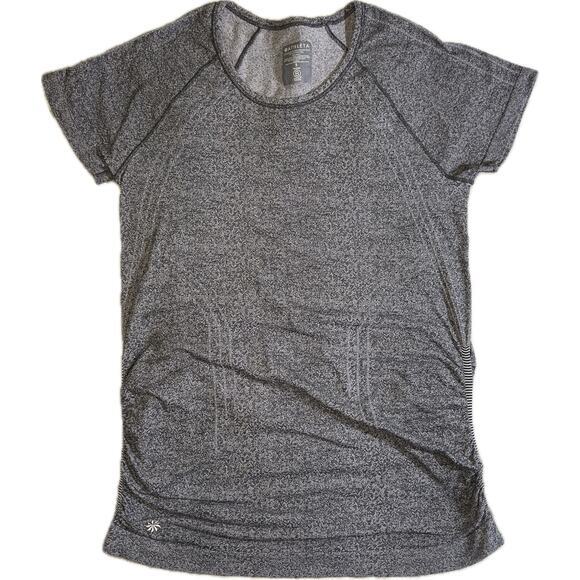 Athleta‎ Speedlight Heather Tee Size S Norwegian Grey | Seamless, Breathable, - Picture 1 of 6